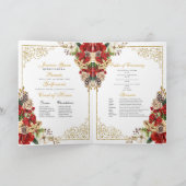 クリスマスウィンターポインセチアキンセアニェラプログラム 招待状 (内部)