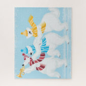 クリスマスウィンターポーラベアパレードパズル ジグソーパズル (縦)