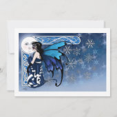 クリスマスウィンタームーンフェアリー 招待状 (裏面)