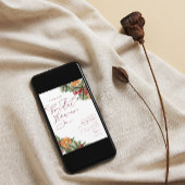 クリスマスウィンターメリーフローラリトルブライダルシャワー 招待状