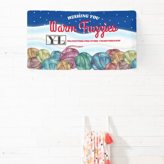 クリスマスウィンターヤーン編み物クロシェのホームズパン 横断幕 (インサイチュ)