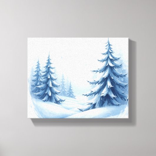 クリスマスウィンターランド キャンバスプリント (正面)