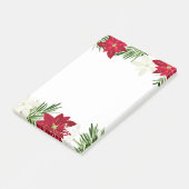 クリスマスウィンターレッドポインセテはっきりしたィア ポストイット (アングル)