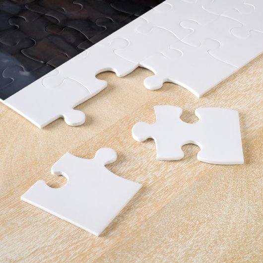 クリスマスウィンターログキャビンジグソーパズル ジグソーパズル (側面)