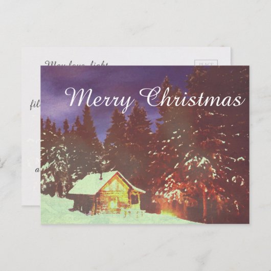 クリスマスウィンターワンダーランドへの動機 シーズンポストカード (正面/裏面)