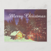 クリスマスウィンターワンダーランドへの動機 シーズンポストカード (正面)