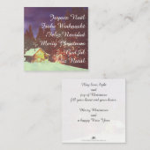 クリスマスウィンターワンダーランドへの動機 ノートカード (正面/裏面)