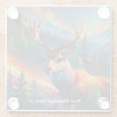 クリスマスウィンターワンダーランドホリデーシーズン ガラスコースター (裏面)