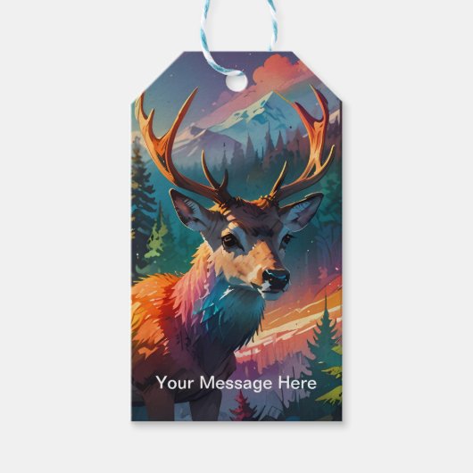 クリスマスウィンターワンダーランドホリデーシーズン ギフトタグ (正面)