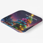 クリスマスウィンターワンダーランドホリデーシーズン ペーパープレート (傾斜あり)