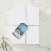 クリスマスウィンターワンダーランド ギフトタグ (より糸付き)