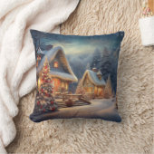 クリスマスウィンターワンダーランド クッション (ブランケット)