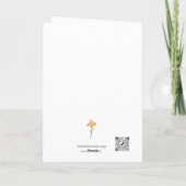 クリスマスウィンターヴィレッジ図解入りの、写真付きの カード (裏面)