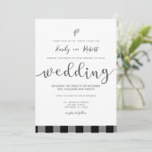 クリスマスウィンター白黒バッファロープレ結婚イドズ 招待状 (スタンド正面)