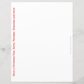 クリスマスウィンター15ワード検索ドードルシート (裏面)