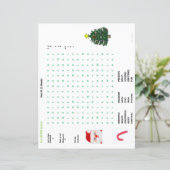 クリスマスウィンター15ワード検索ドードルシート (スタンド正面)