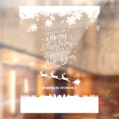 クリスマスウィンドウの愛着ホームまたは小売 ウィンドウサイン (シート2)