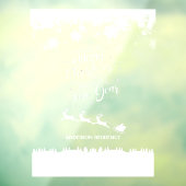 クリスマスウィンドウの愛着ホームまたは小売 ウィンドウサイン (シート3)