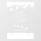 クリスマスウィンドウの愛着ホームまたは小売 ウィンドウサイン (シート)