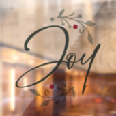 クリスマスウィンドウまたは壁が固着する喜び ウィンドウサイン (シート2)