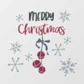 クリスマスウィンドウまたは壁の固定 ウィンドウサイン (シート)