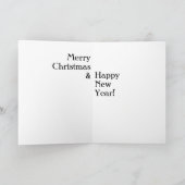 クリスマスウィンドウカードにドギー シーズンカード (内部)