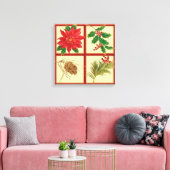 クリスマスウィンドウキャンバス印刷 キャンバスプリント (インサイチュ (リビング))