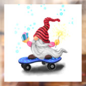 クリスマスウィンドウクリッチングスケーター格言とギフト ウィンドウサイン (シート2)