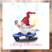 クリスマスウィンドウクリッチングスケーター格言とギフト ウィンドウサイン (シート2)