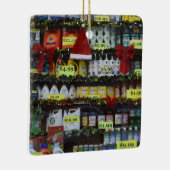 クリスマスウィンドウズNYCディスカウントストア写真 セラミックオーナメント (右)