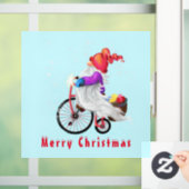 クリスマスウィンドウバイクとギフトと格言 ウィンドウサイン (ホーム)