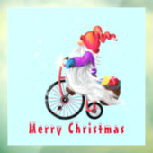 クリスマスウィンドウバイクとギフトと格言 ウィンドウサイン (シート3)