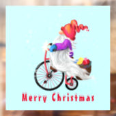 クリスマスウィンドウバイクとギフトと格言 ウィンドウサイン (シート2)