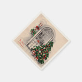 クリスマスウィンドウパーティーナプキンス スタンダードカクテルナプキン (角)