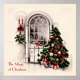 クリスマスウィンドウポスター ポスター