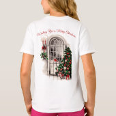 クリスマスウィンドウメンズシャツ Tシャツ (裏面)