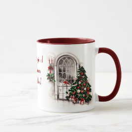 クリスマスウィンドウライトフォトマグカップ マグカップ
