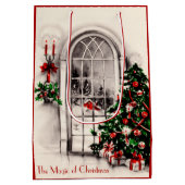 クリスマスウィンドウライト ミディアムペーパーバッグ (裏面)