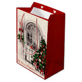 クリスマスウィンドウライト ミディアムペーパーバッグ (裏面アングル)
