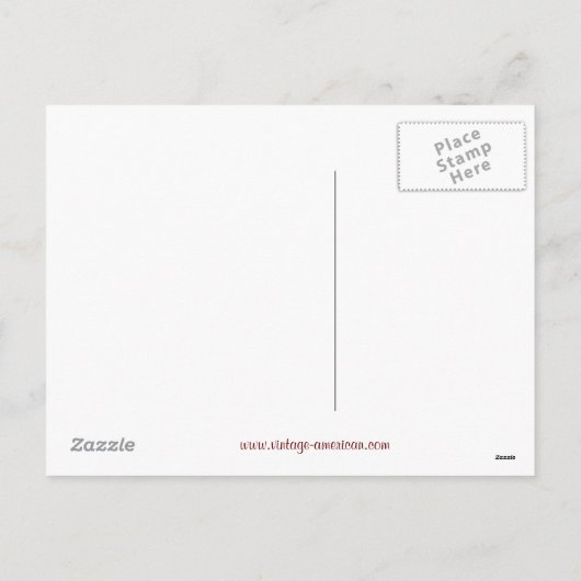 クリスマスウィンドウヴィンテージはがき シーズンポストカード (裏面)