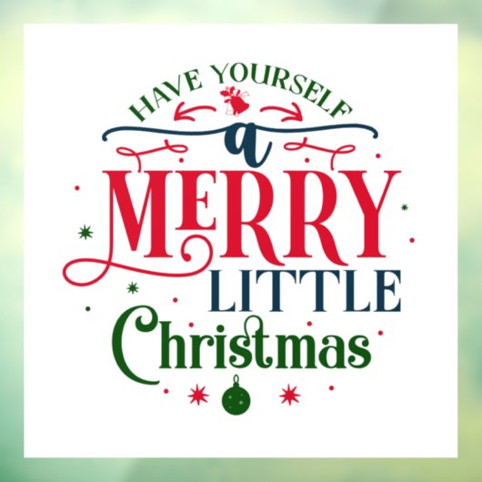 クリスマスウィンドウ ウィンドウサイン (シート3)