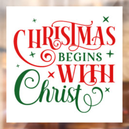 クリスマスウィンドウ ウィンドウサイン