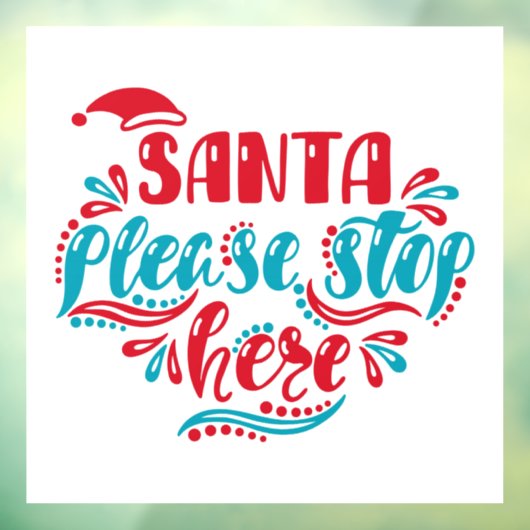 クリスマスウィンドウ ウィンドウサイン (シート3)