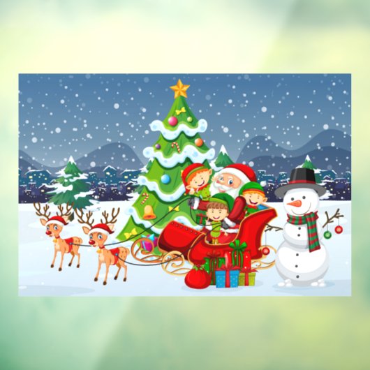 クリスマスウィンドウ ウィンドウサイン (シート3)