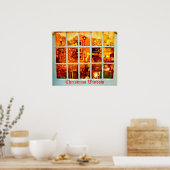 クリスマスウィンドウ ポスター (キッチン)