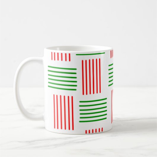 クリスマスウィーブ コーヒーマグカップ (左)