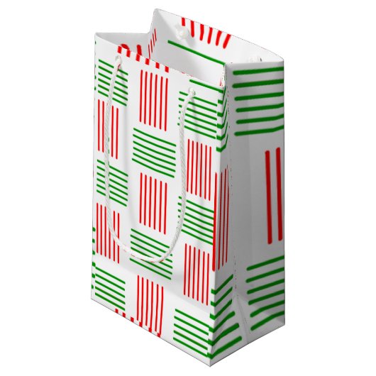 クリスマスウィーブ スモールペーパーバッグ (正面アングル)