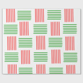 クリスマスウィーブ ラッピングペーパー (フラット)