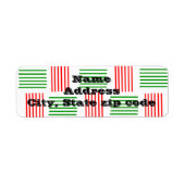 クリスマスウィーブ ラベル (正面)