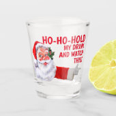クリスマスウイスキーHo-Hold飲み物&これを見る ショットグラス (正面)